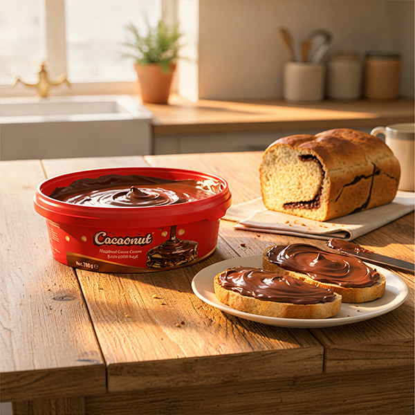 Premium Chocolate Hazelnut Spread Being Made - Cacaonut Production